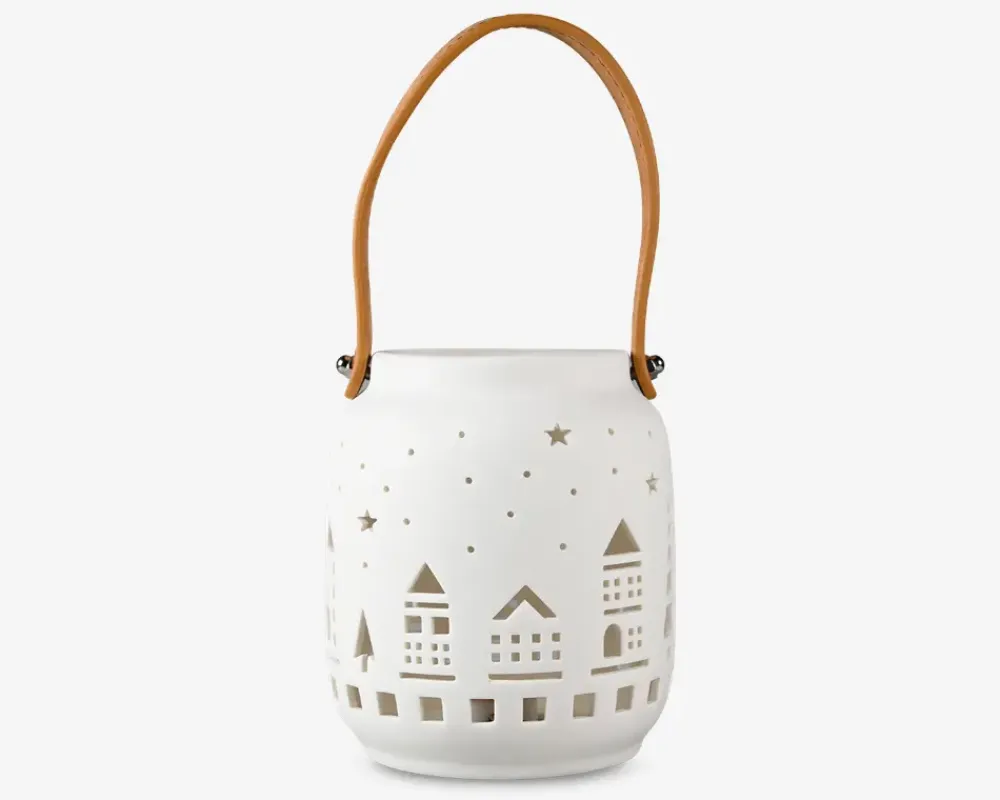 Discount Daells Bolighus Lanterne LED hvid H.13,2xØ.11,3 cm