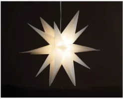 Online Daells Bolighus LED Stjerne 3D Hvid Ø.25cm