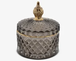 Discount Daells Bolighus Liva Krukke med låg grå H.10 cm