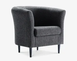 Online Daells Bolighus Lænestol Flash Antracit Sort