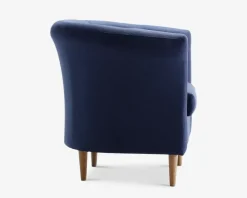 Daells Bolighus Lænestol Flash Med Eg Ben Blå