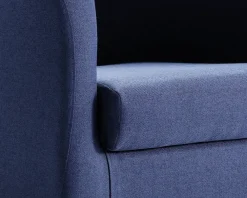 Daells Bolighus Lænestol Flash Med Eg Ben Blå