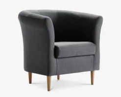 Online Daells Bolighus Lænestol Flash Med Eg Ben Grå