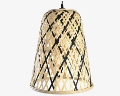 Online Daells Bolighus Loftlampe bambus 2 ass farver Ø.30 cm