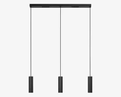 Best Daells Bolighus Loftlampe Drums sort L.82,5 cm