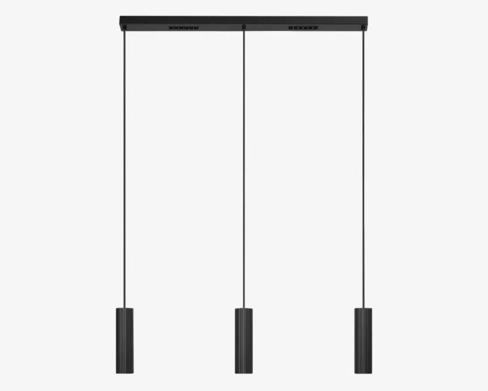 Best Daells Bolighus Loftlampe Drums sort L.82,5 cm