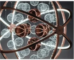 Outlet Daells Bolighus Loftlampe Galaxy Ø.48 cm Kobber