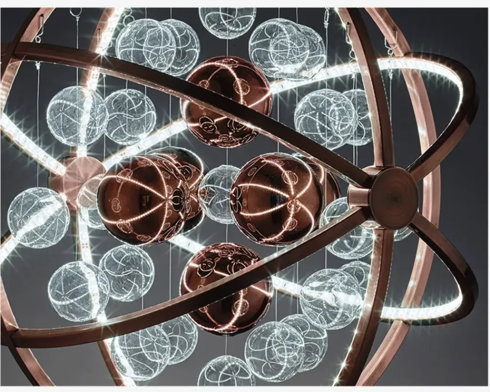 Outlet Daells Bolighus Loftlampe Galaxy Ø.48 cm Kobber