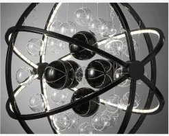 Clearance Daells Bolighus Loftlampe Galaxy Ø.48 cm Sort