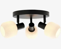 Best Daells Bolighus Loftlampe Milford mini 3xE14 sort