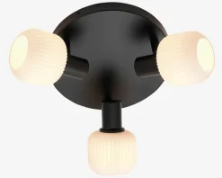 Best Daells Bolighus Loftlampe Milford mini 3xE14 sort