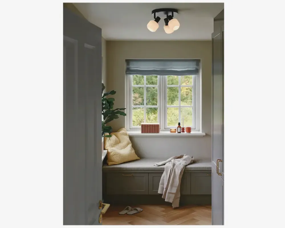 Best Daells Bolighus Loftlampe Milford mini 3xE14 sort