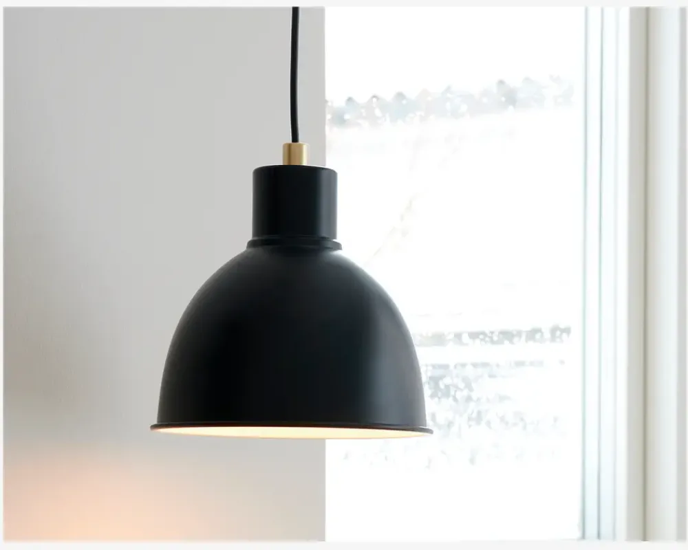 Outlet Daells Bolighus Loftlampe Pop Mat Ø.21,5 cm Sort