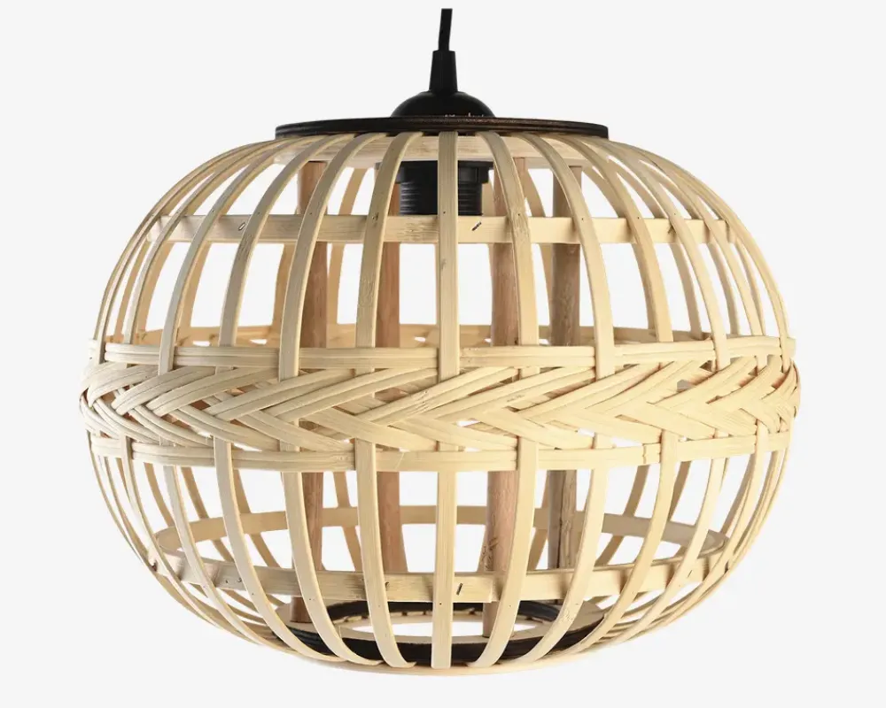 Clearance Daells Bolighus Loftlampe rattan natur Ø.32 cm
