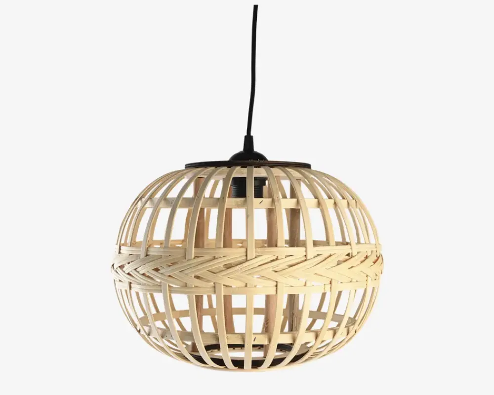 Clearance Daells Bolighus Loftlampe rattan natur Ø.32 cm