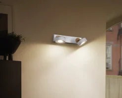 Hot Daells Bolighus Loftlampe spot Pluto hvid L.29,8 cm