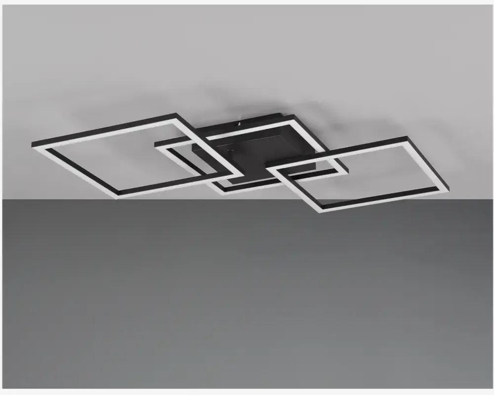 Hot Daells Bolighus Loftlampe Trail 3 Sort L.52,5 cm