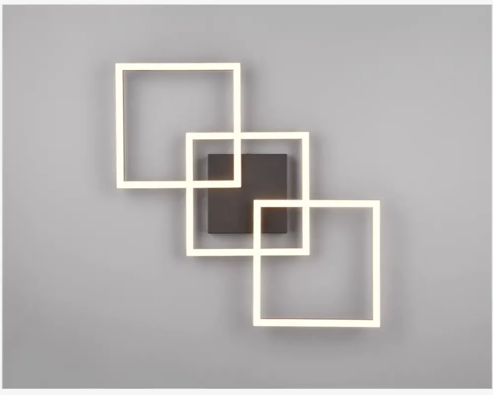 Hot Daells Bolighus Loftlampe Trail 3 Sort L.52,5 cm