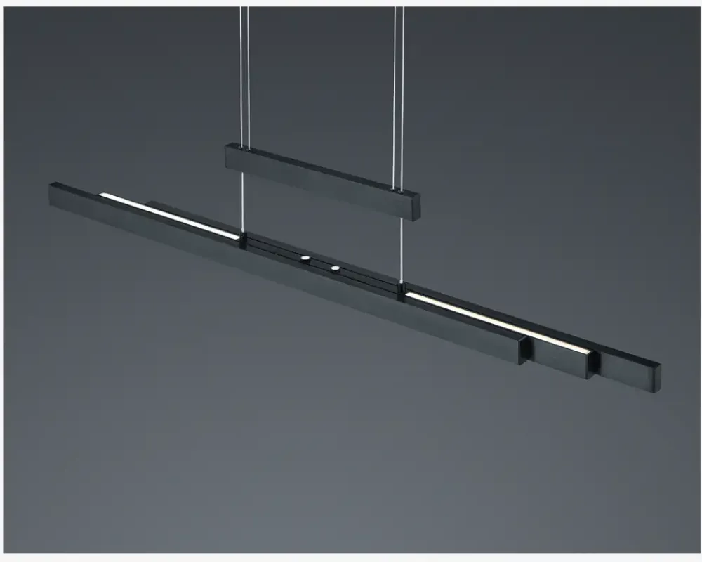 Daells Bolighus Loftlampe Trajan Sort L.150 cm