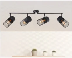 Sale Daells Bolighus Loftspot Kamolo Sort B.108cm