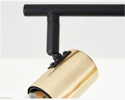 Online Daells Bolighus Loftspot Kerry Sort/Messing 6 x E27