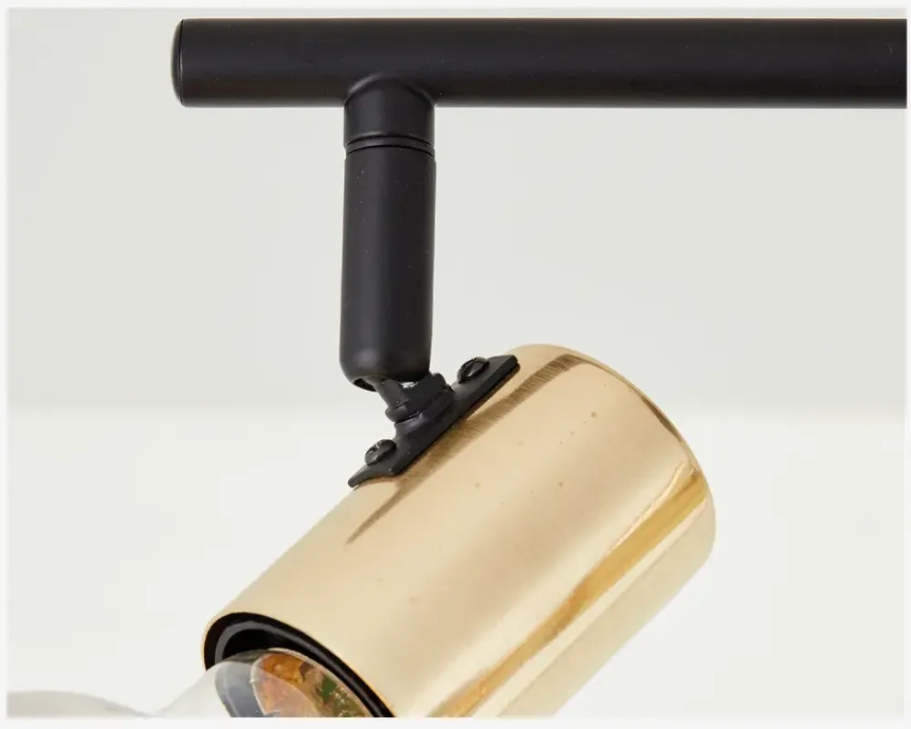 Daells Bolighus Loftspot Kerry Sort/Messing 3 x E27