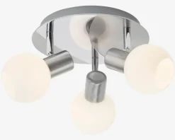 New Daells Bolighus Loftspot Rondel Tiara Krom/Hvid Ø.22cm