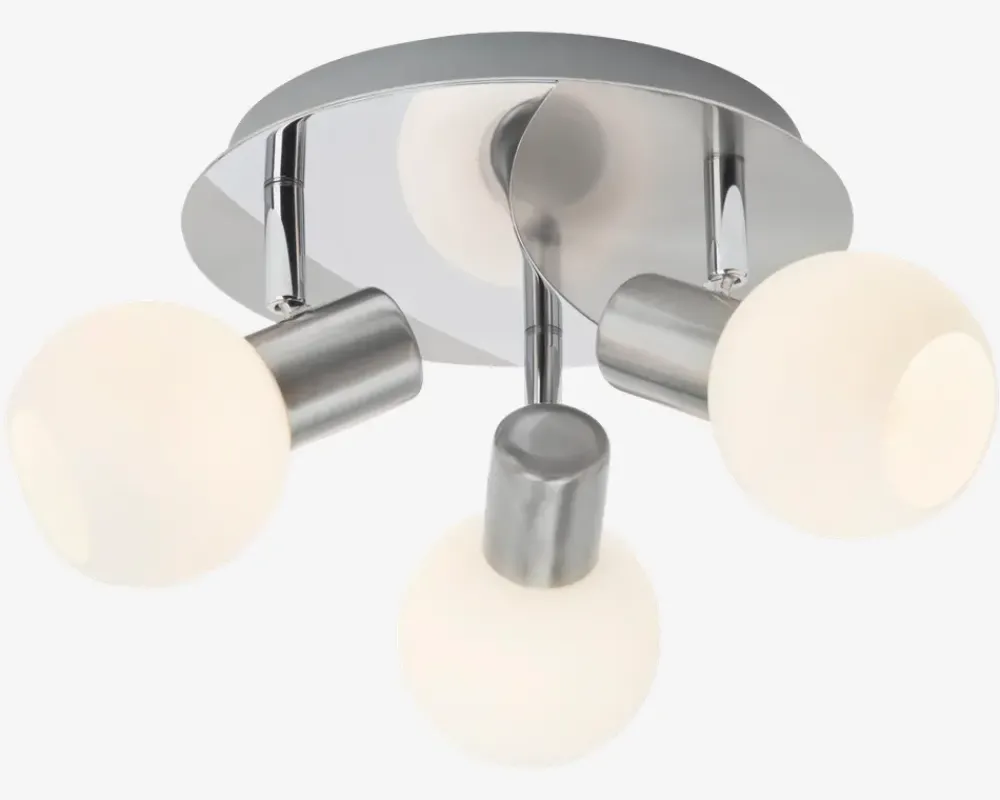 New Daells Bolighus Loftspot Rondel Tiara Krom/Hvid Ø.22cm