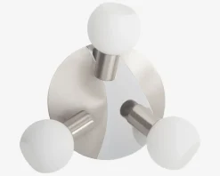 New Daells Bolighus Loftspot Rondel Tiara Krom/Hvid Ø.22cm