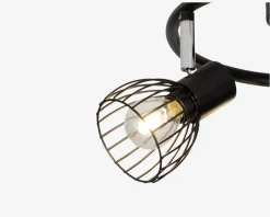 Daells Bolighus Loftspot Spiral Blacky Sort Ø.39cm