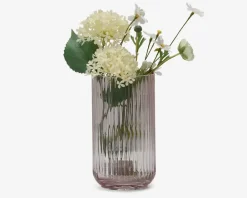 Hot Daells Bolighus Lyngby vase glas pink H.20 cm Lyserød