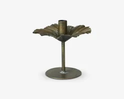 Hot Daells Bolighus Lysestage Blad Guld H.15xØ.16 cm