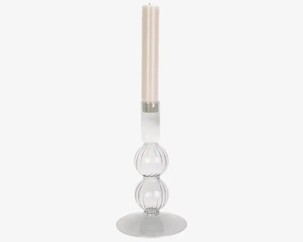 Clearance Daells Bolighus Lysestage Bubbles H.16 cm Klar