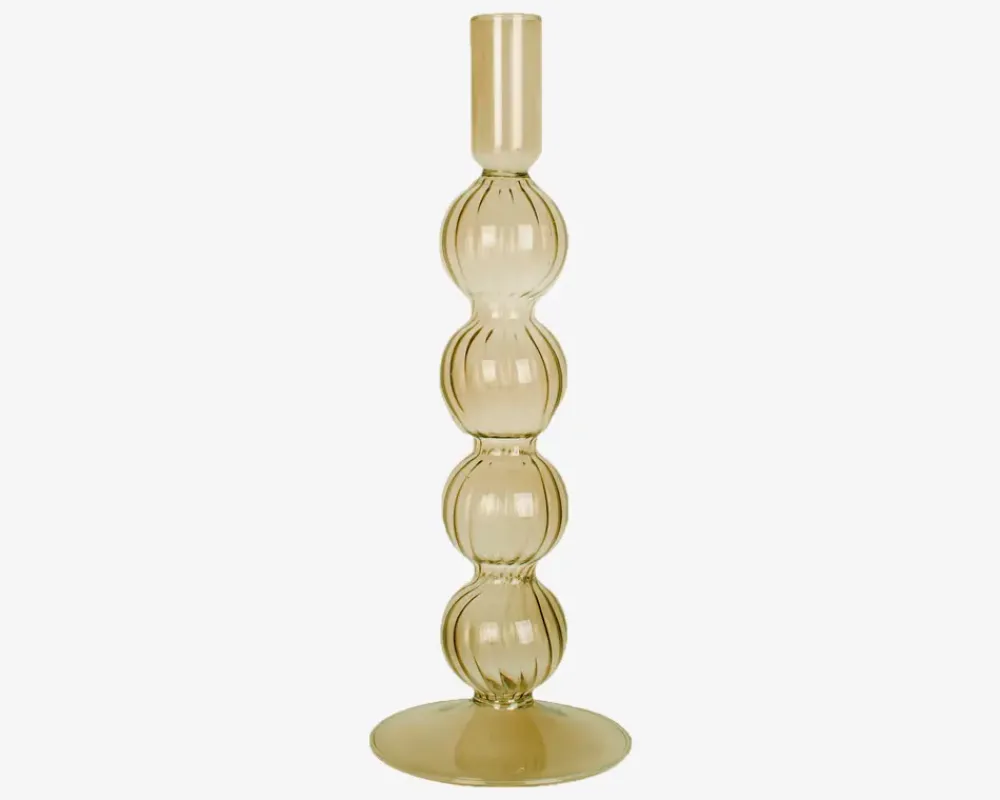 Clearance Daells Bolighus Lysestage Bubbles Mos H.25 cm Grøn