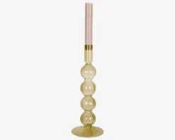 Clearance Daells Bolighus Lysestage Bubbles Mos H.25 cm Grøn