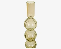 Clearance Daells Bolighus Lysestage Bubbles Mos H.25 cm Grøn