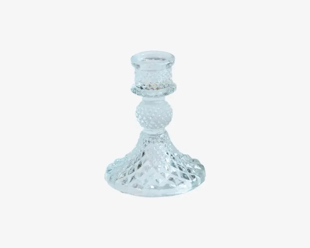 Outlet Daells Bolighus Lysestage Glas H.11 cm Klar