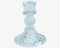 Outlet Daells Bolighus Lysestage Glas H.11 cm Klar