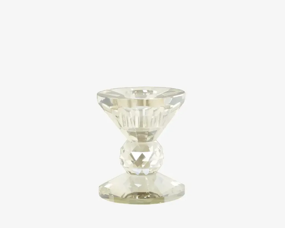 Discount Daells Bolighus Lysestage Lysebrun Glas H.7 cm