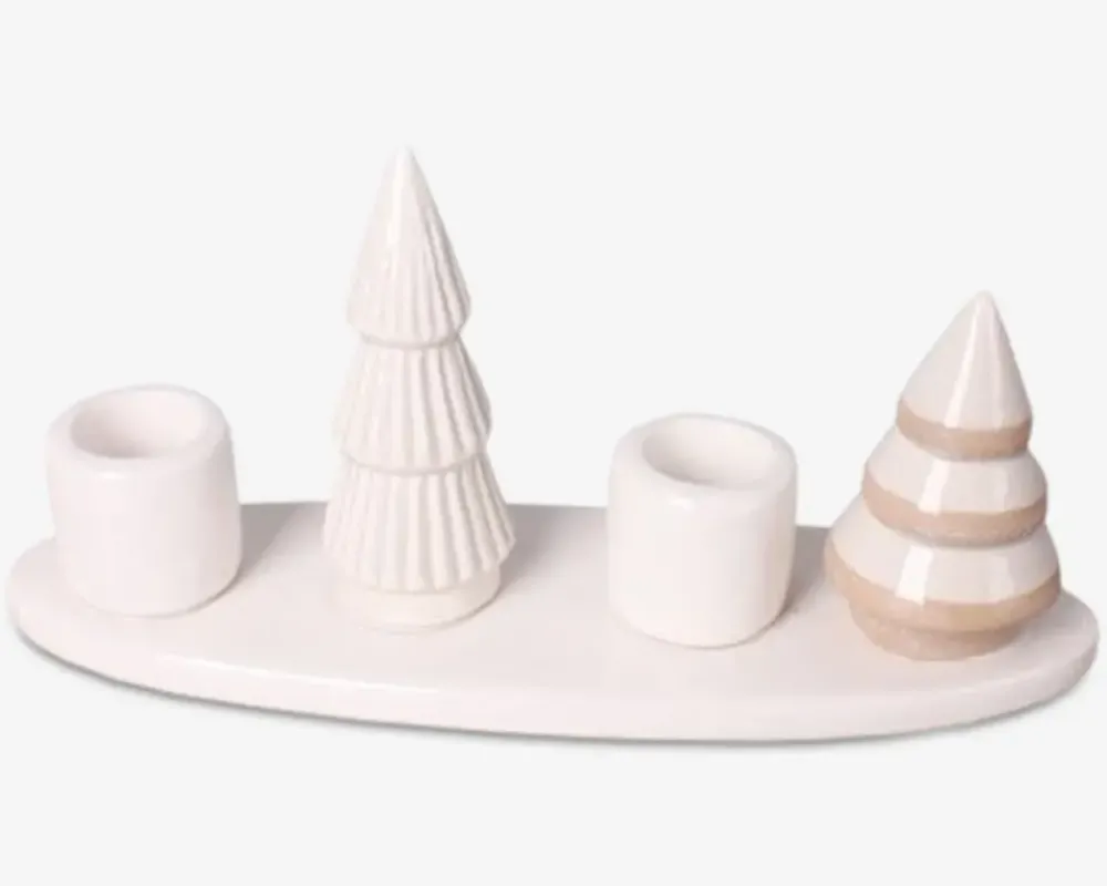 Sale Daells Bolighus Lysestage m. juletræer H.10,5 cm