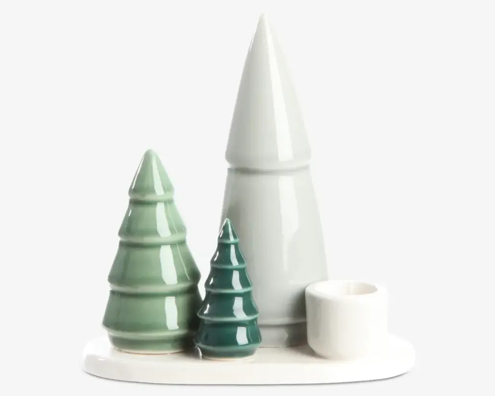 Sale Daells Bolighus Lysestage m. juletræer H.13xØ.7 cm