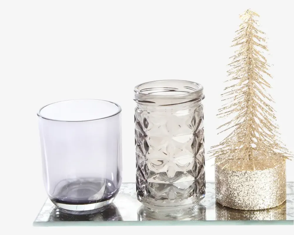 Hot Daells Bolighus Lysestager på Spejl Champagne