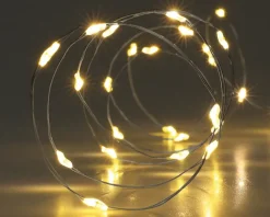 Outlet Daells Bolighus Lyskæde sølv 20 LED L.100 cm