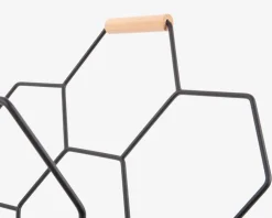 New Daells Bolighus Magasinholder Honeycomb sort H.45 cm