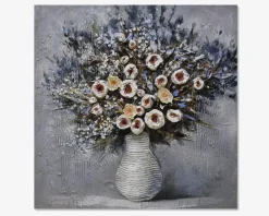 Clearance Daells Bolighus Maleri blomster vase 80x80 cm