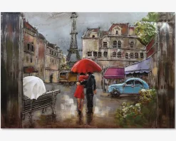 Outlet Daells Bolighus Maleri Paris/regn/bil 80x120 cm