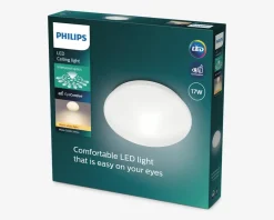 Discount Daells Bolighus Moire loftlampe hvid 17W Ø.32 cm