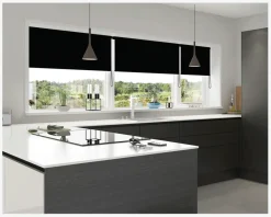 New Daells Bolighus MørkL. Uni m. Kæde 120x175 cm Sort