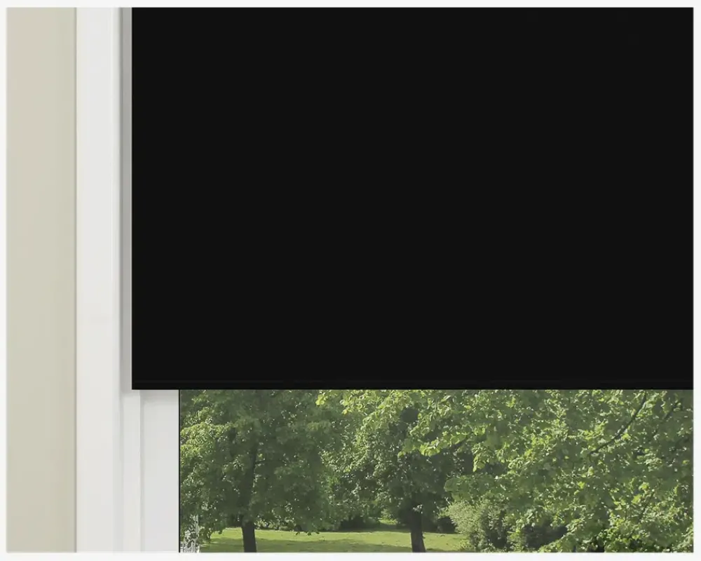 Hot Daells Bolighus MørkL. Uni m. Kæde 80x175 cm Sort