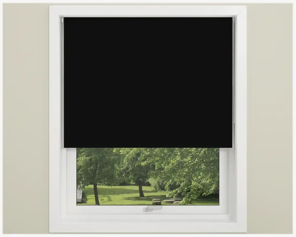 Outlet Daells Bolighus MørkL. Uni m. Kæde 140x175 cm Sort